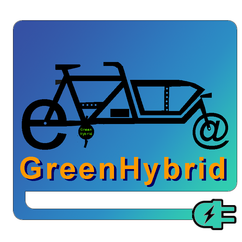 Green Hybrid Bikes Performance Logo Cargo Bike